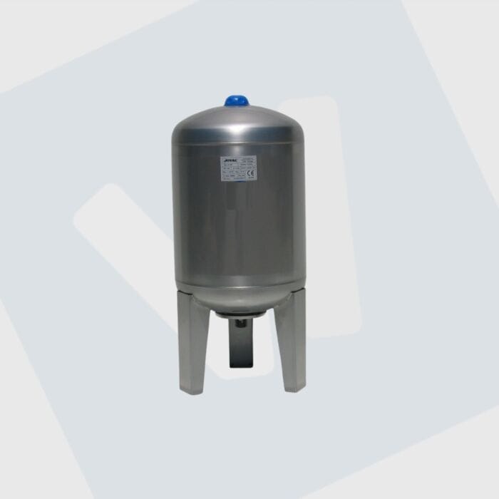 Verticale RVS 316 tank zonder membraan 100 ltr.