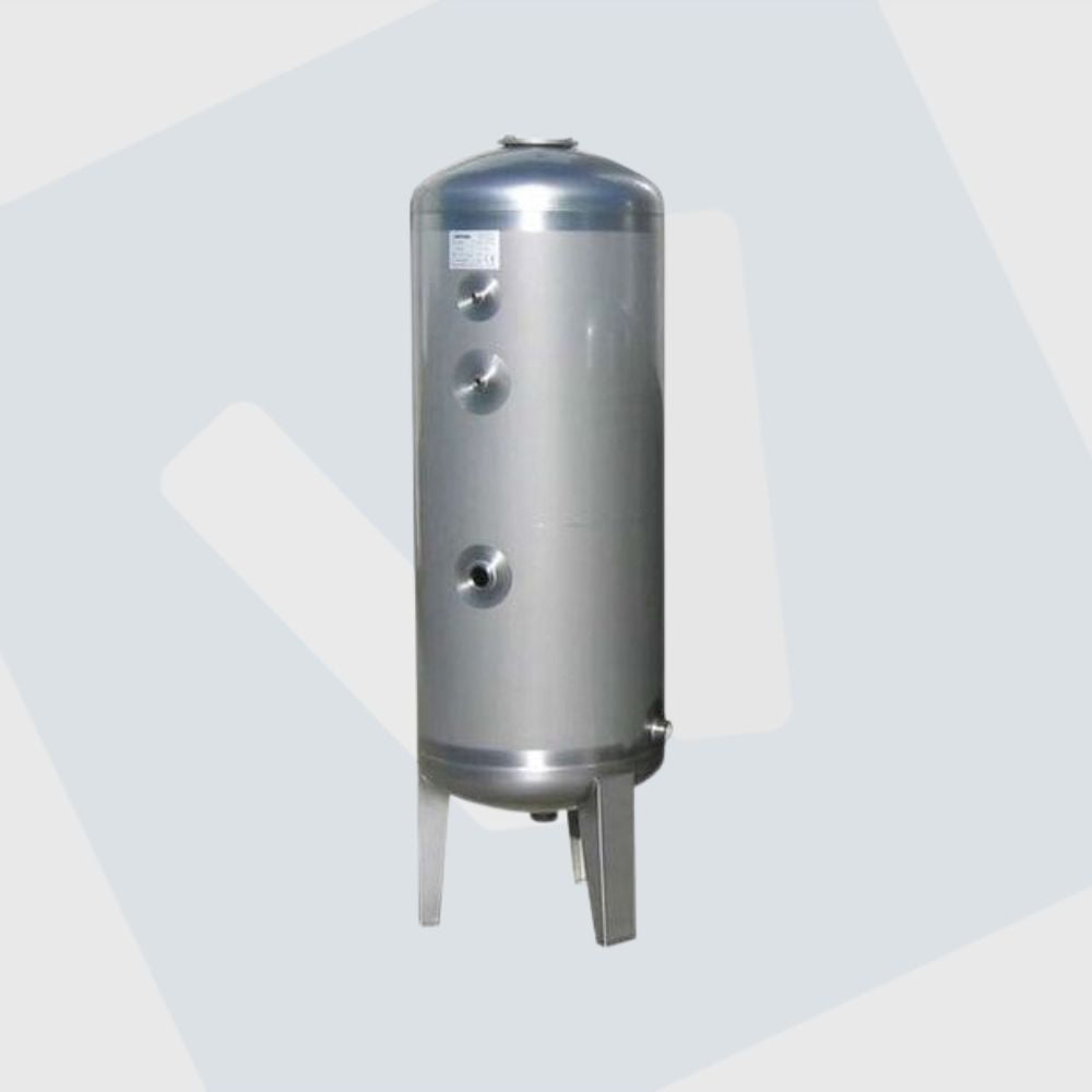 Vertical stainless steel 304 tank without membrane 100 ltr - Vewi Techniek  B.V.