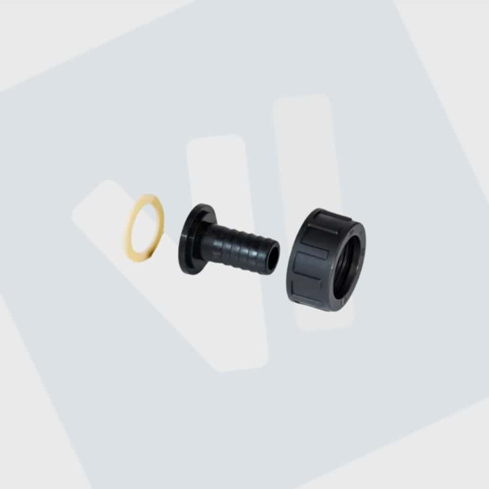 2-delige pp koppeling tule 16 mm x 3/4"bi