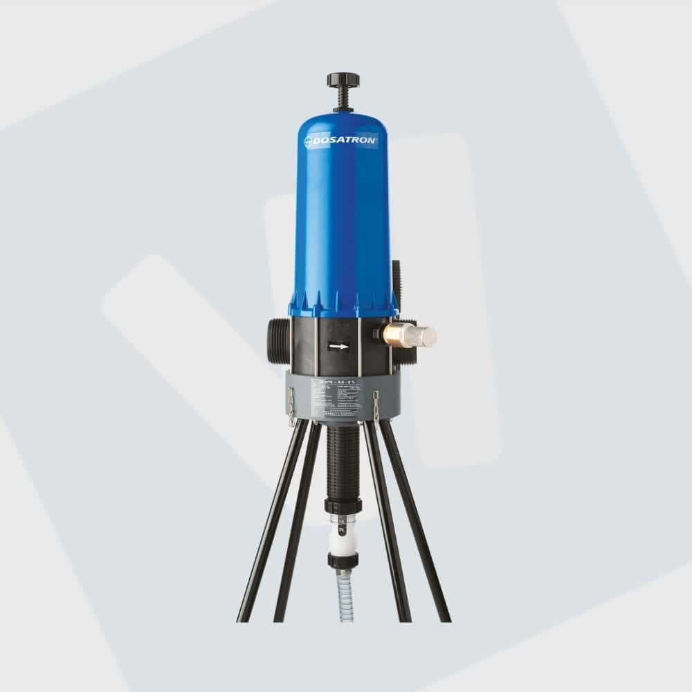 Dosatron D20SVF mengverhouding: 0,2% - 2,0% tot 20m3 per uur!