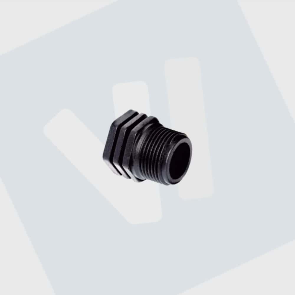 PP plug 1" buitendraad