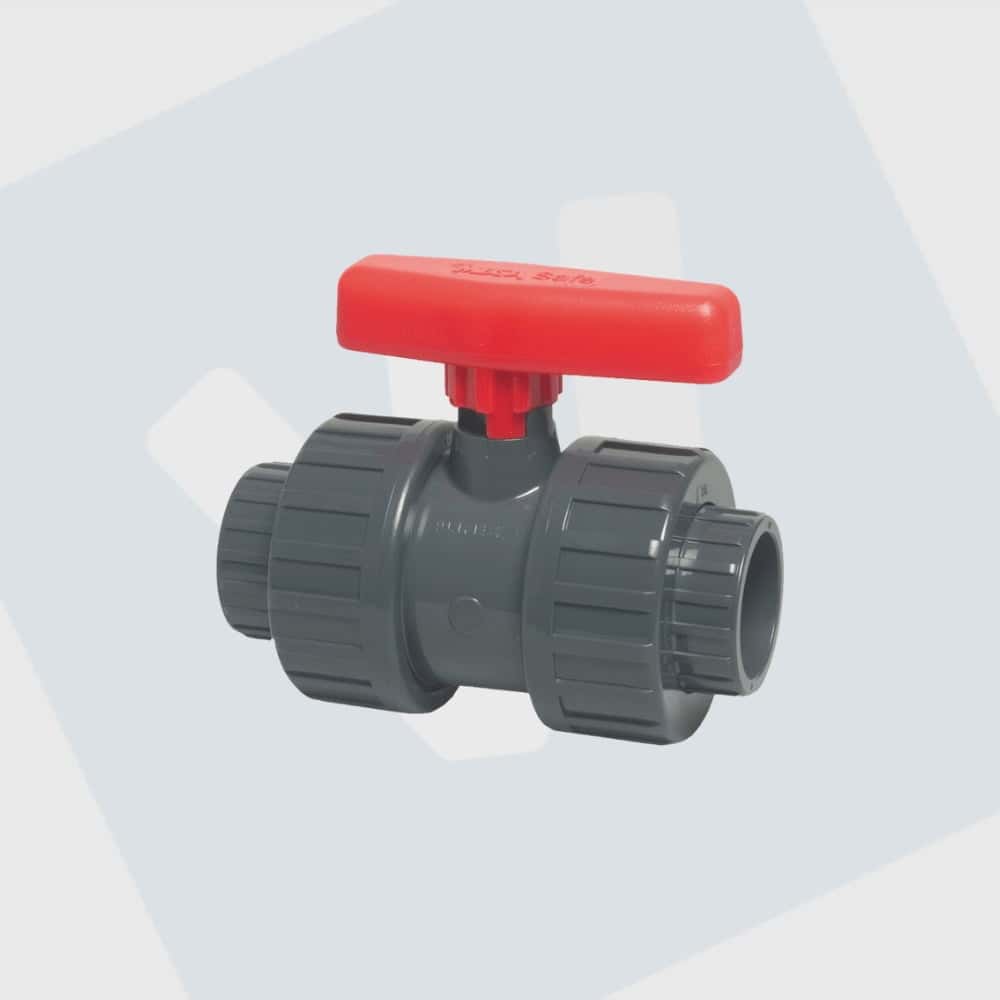 PVC kogelkraan 32 mm met 2x wartel voor lijmverbinding