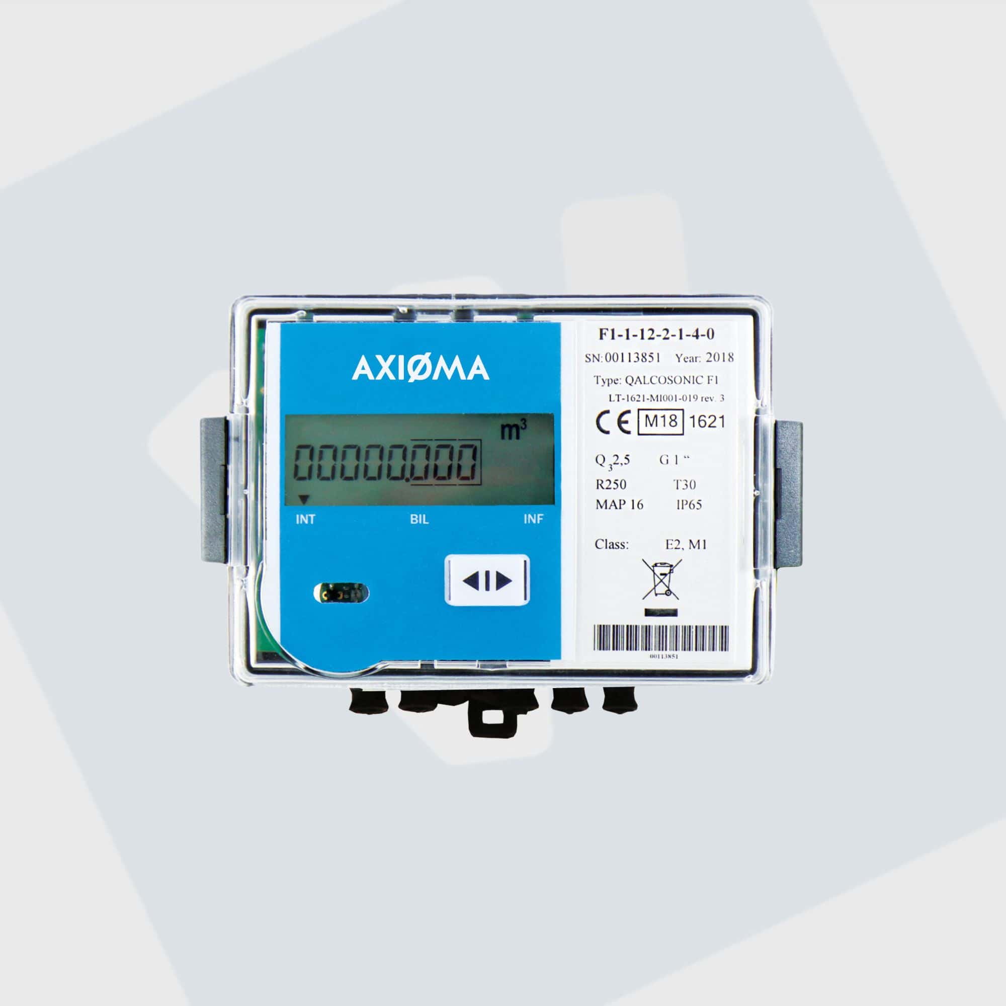 Qalcosonic F1 Ultrasonic watermeter