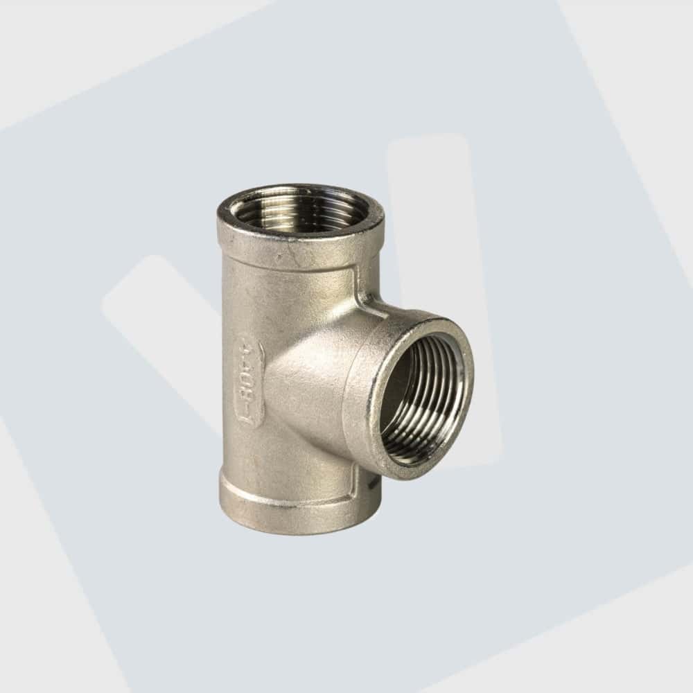 RVS (316) T stuk  ¼"-3/8"- ½"-¾"- 1"- 1¼"- 1½"-2" bi