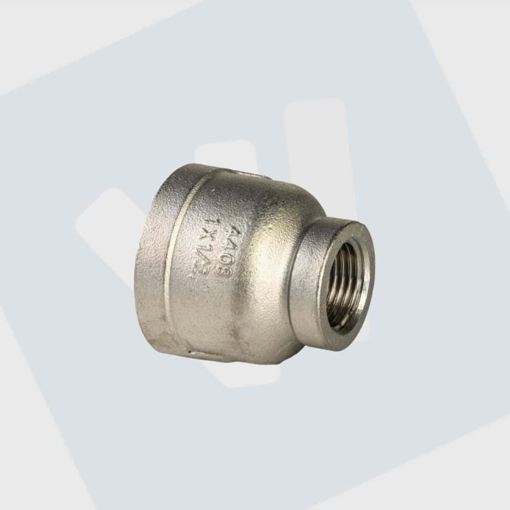RVS verloopsok 1/2" bi x 3/8" bi