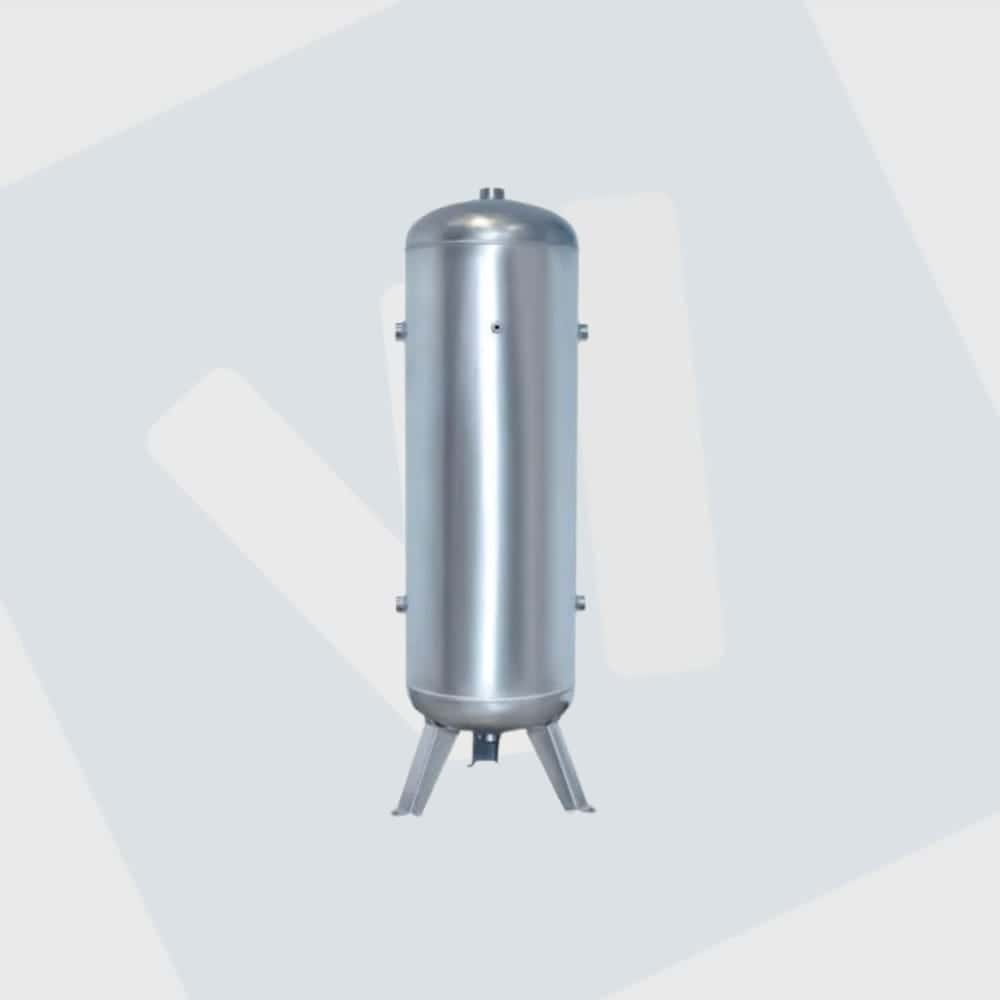 Verticale RVS 316 tank zonder membraan 500 ltr.