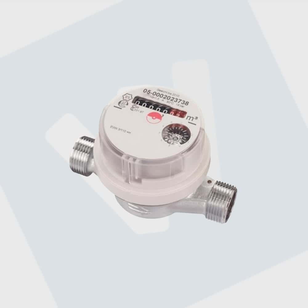 Watermeter Itron EVW warm water Q3=2.5 en Q3=4