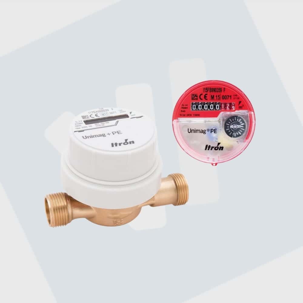 Watermeter Itron Unimag PE Q3=2.5 en Q3=4