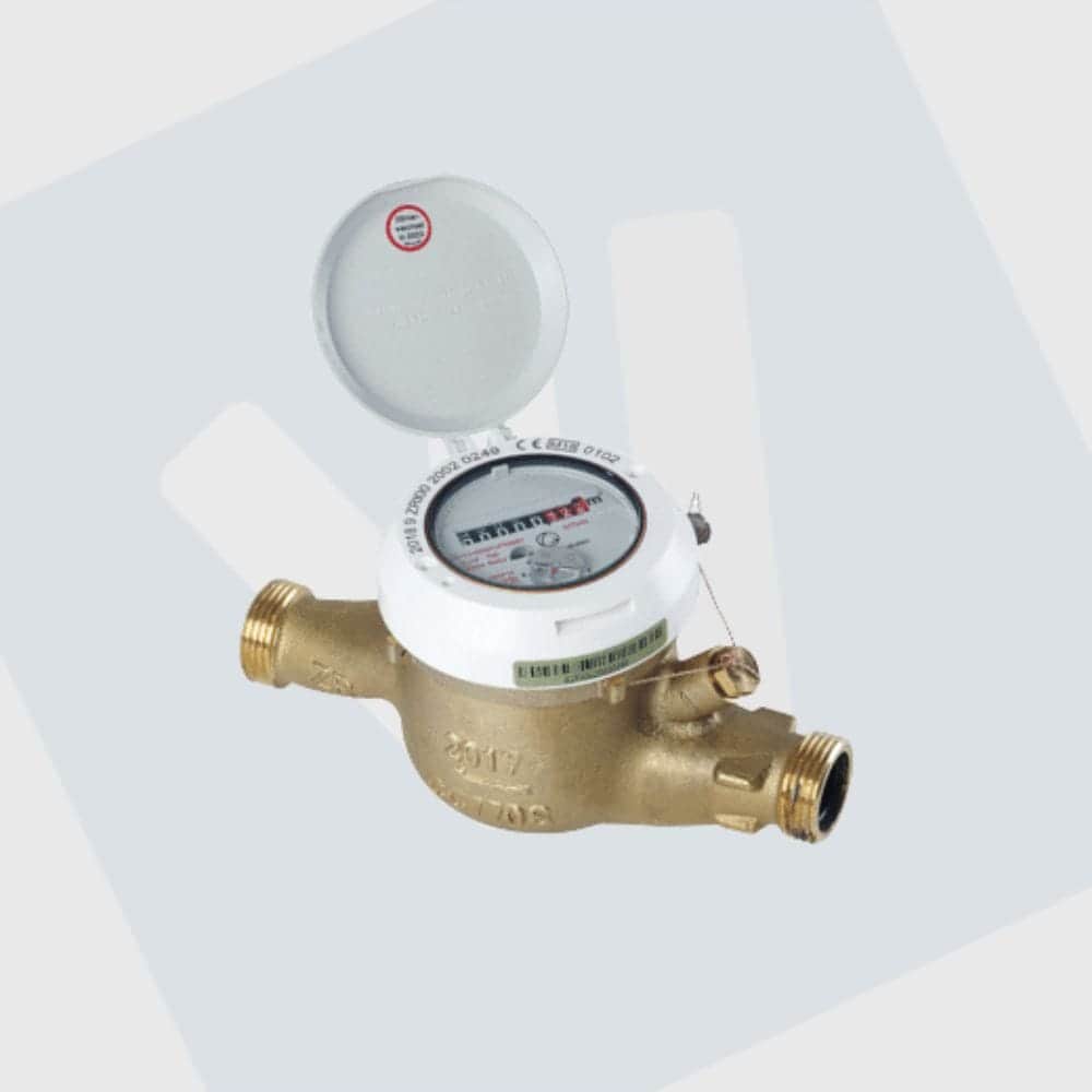 Zenner MTWD-M watermeter warm water Q3=2,5 L165