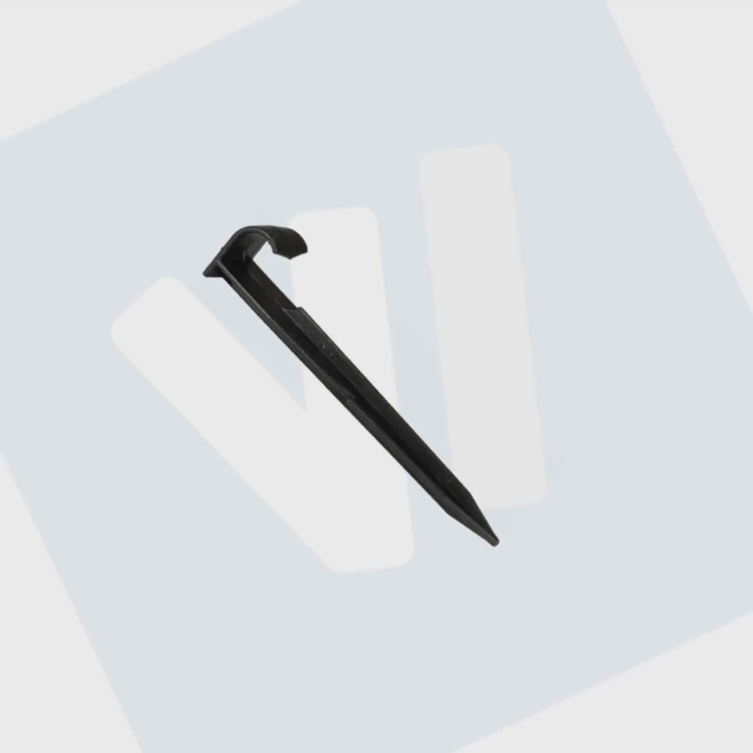 Grondpen voor druppelslang 16 - 20 mm (zwart)