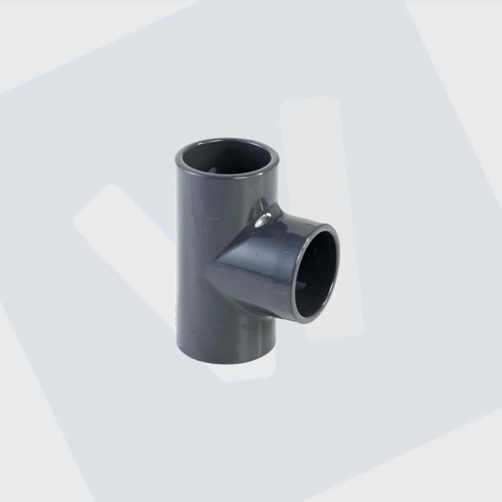 Pvc t-stuk 16-20-25-32-40-50-63 mm PN16